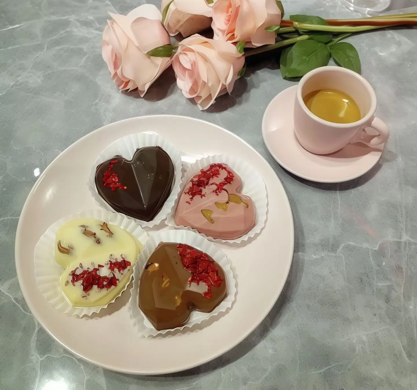 Heart Chocolate Bite