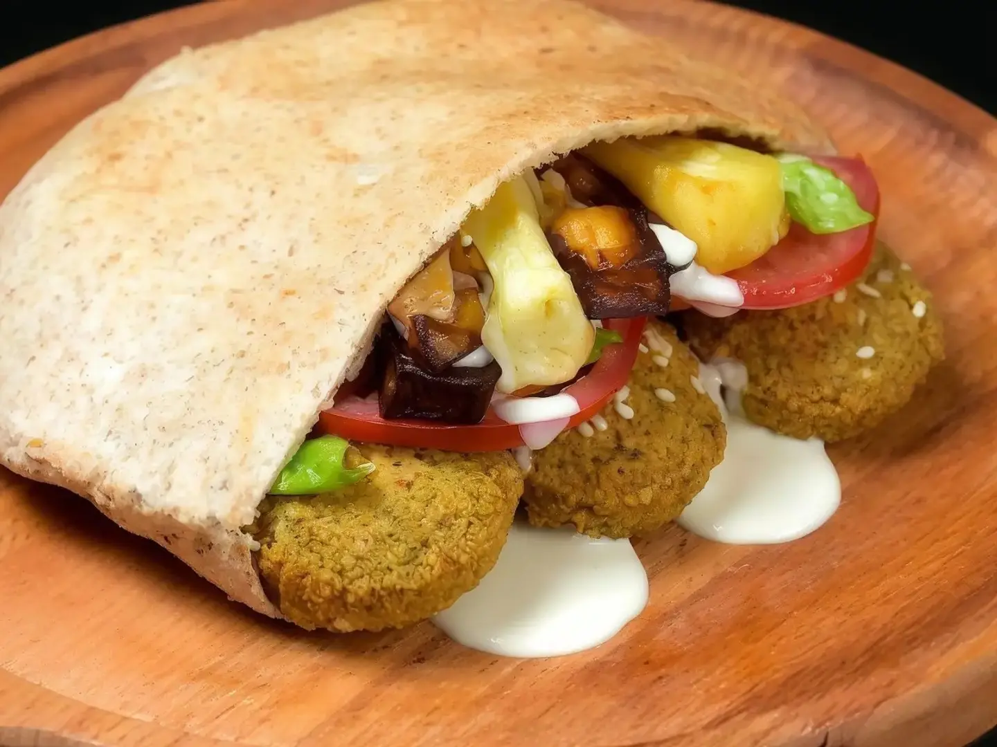 Falafel, Taameya, Potatoes, And Cheese