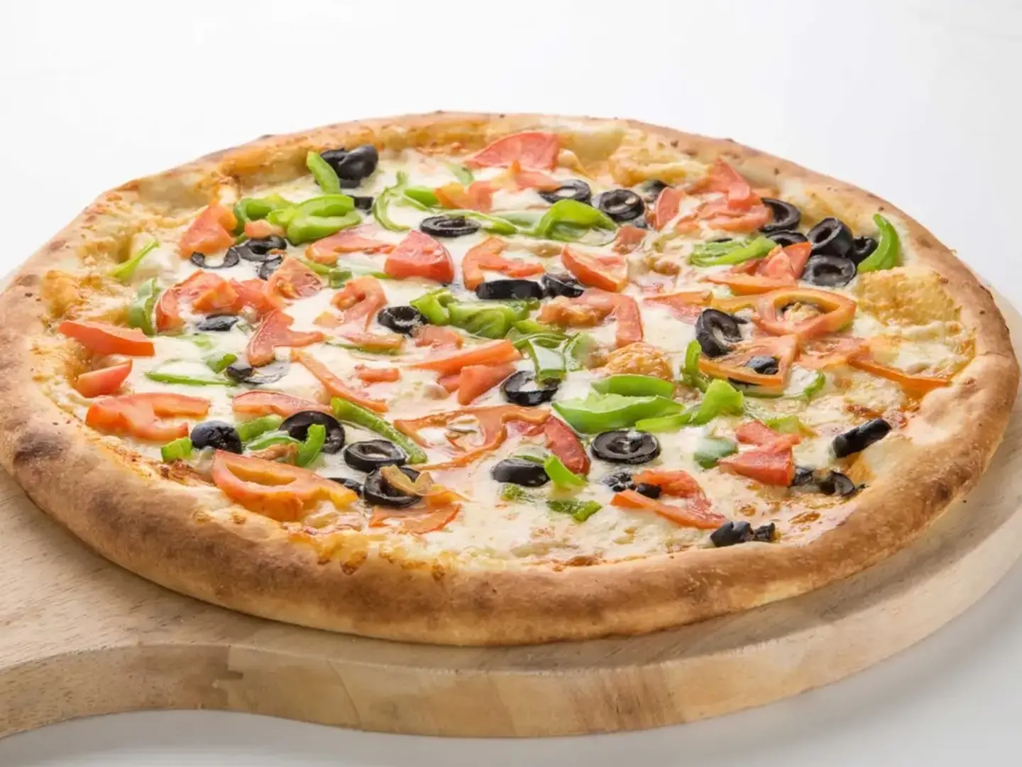 بيتزا خضار وسط