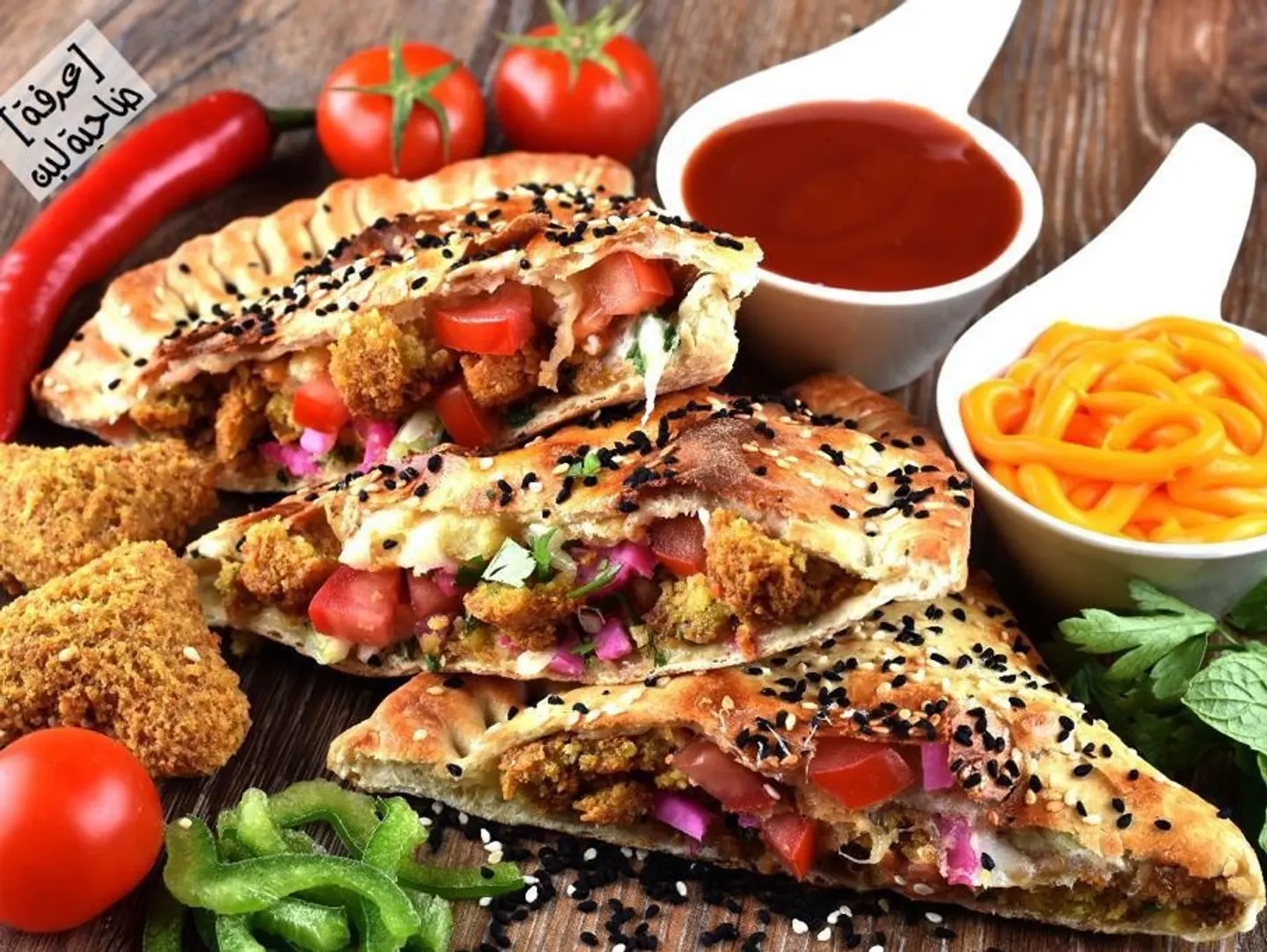 فطيرة فلافل
