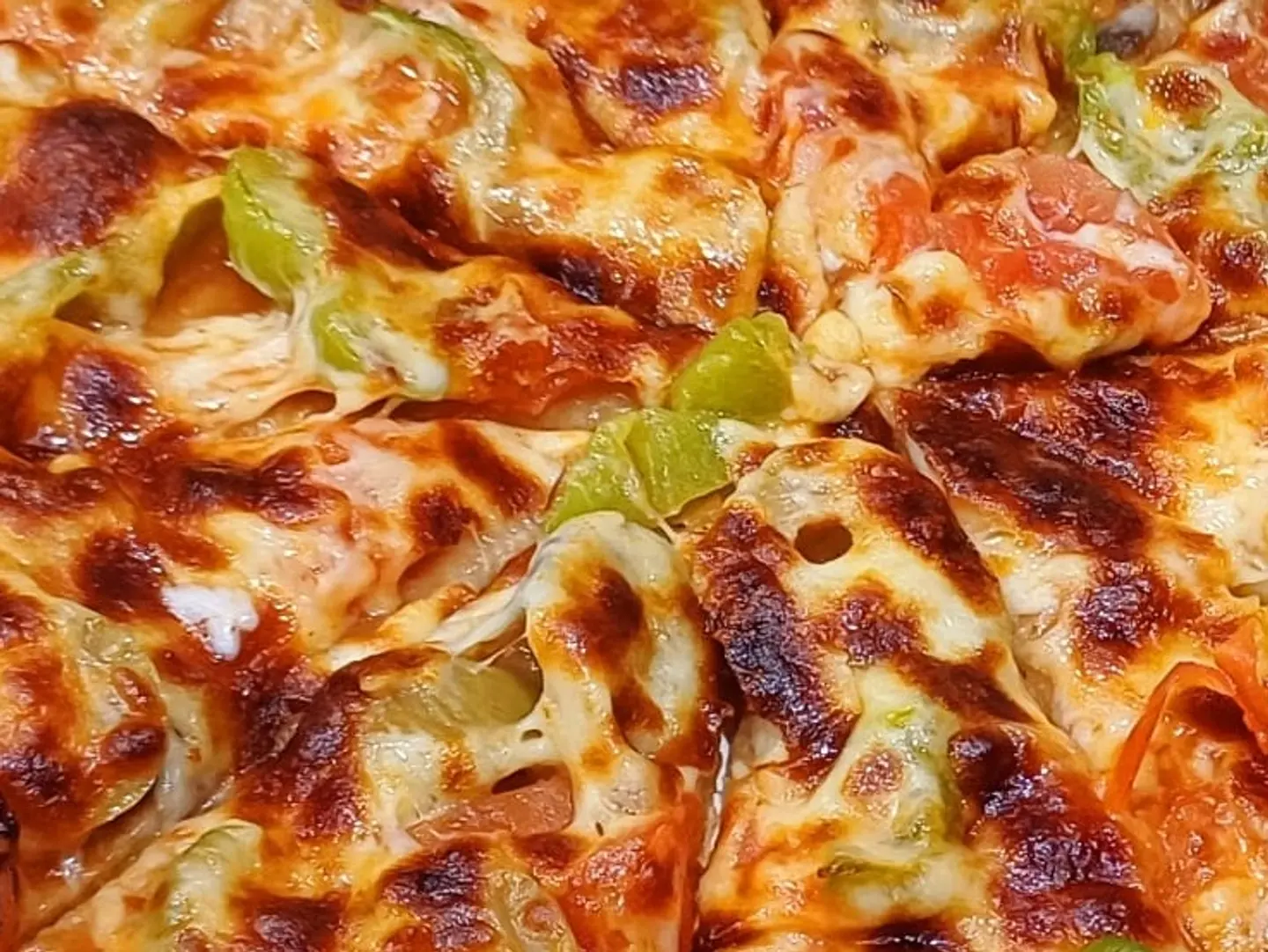 بيتزا خضار صحية