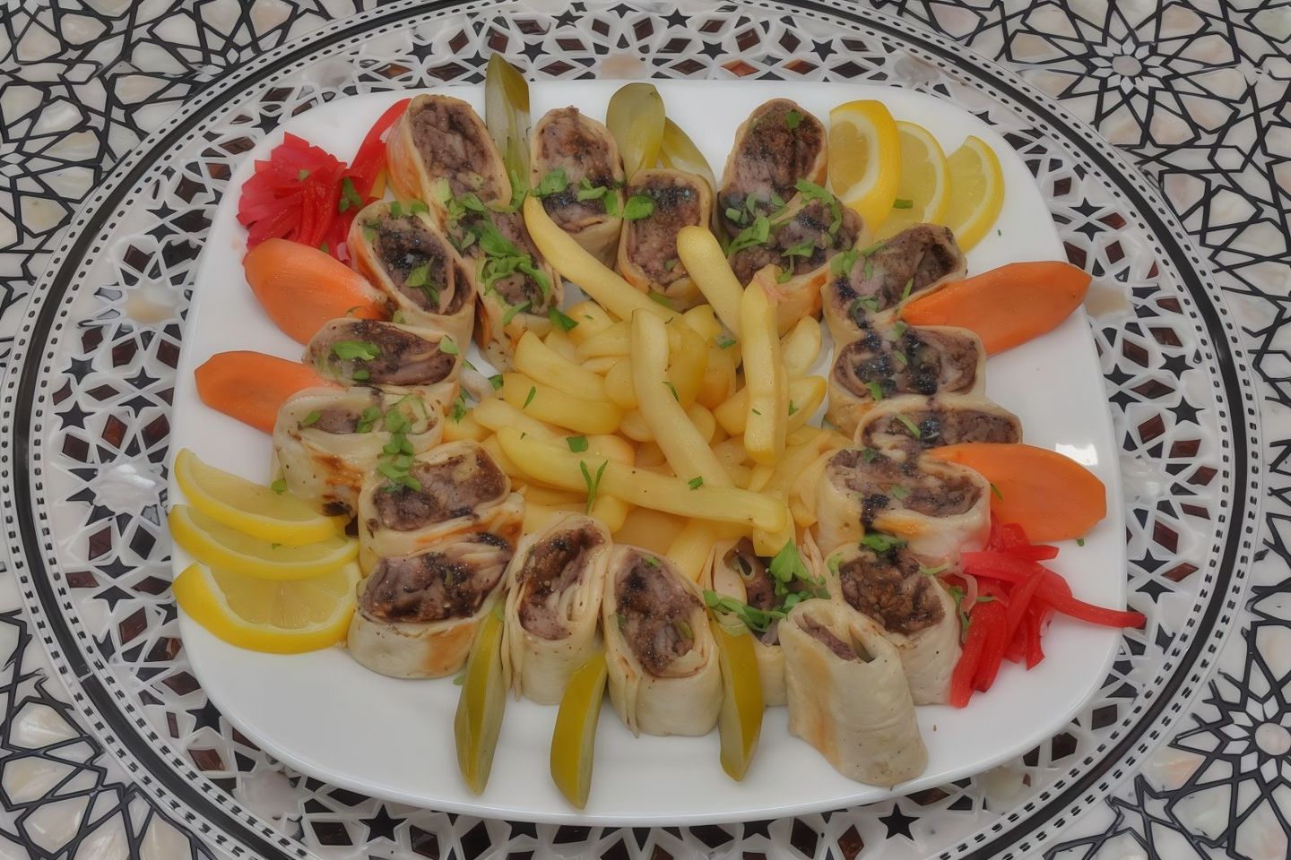 شاورما لحم عربي دبل