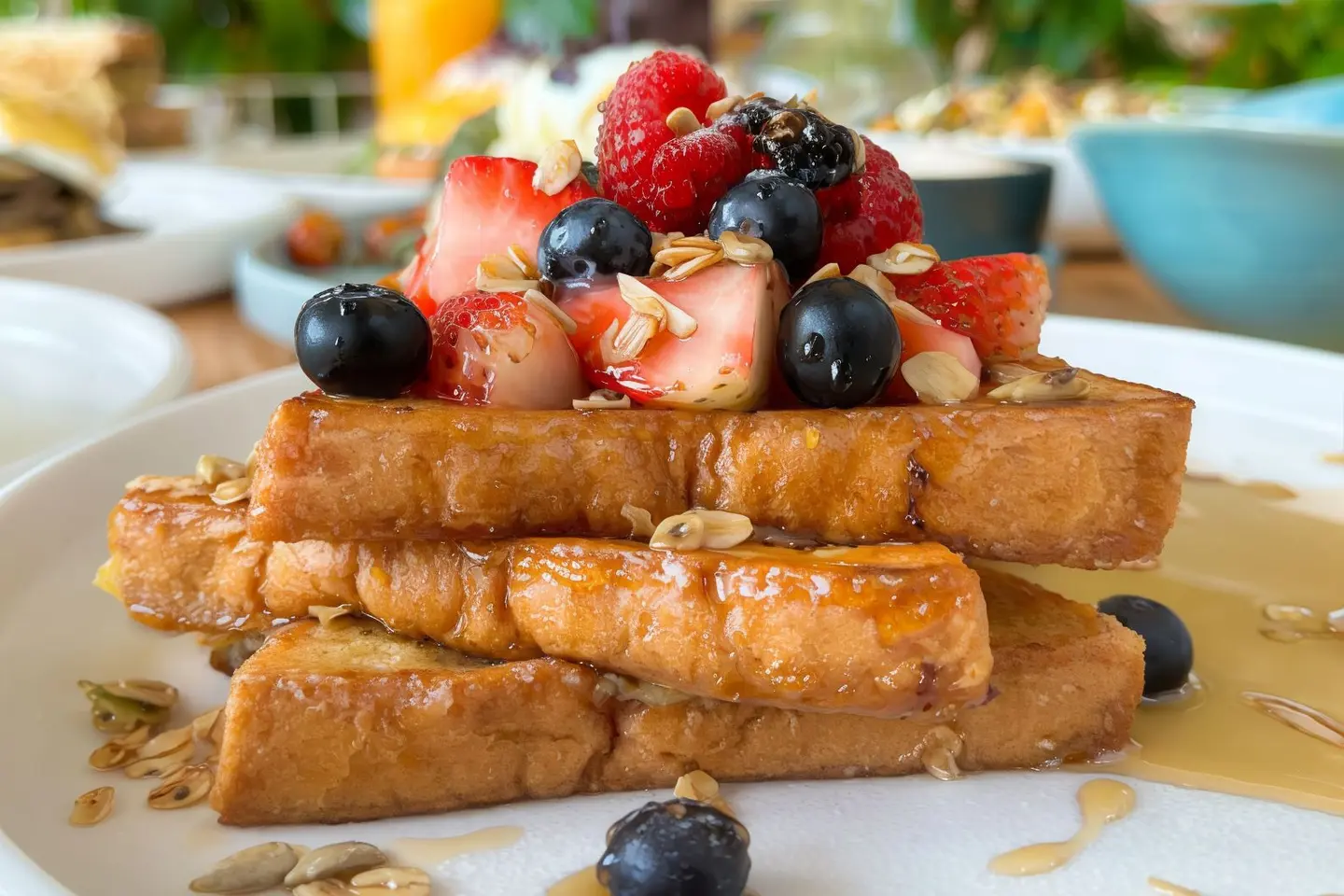 French Toast With Berry Fruits