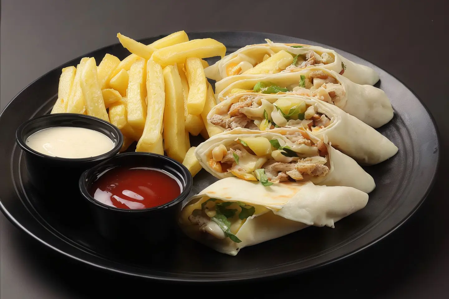Arabic Shawarma With Cheese