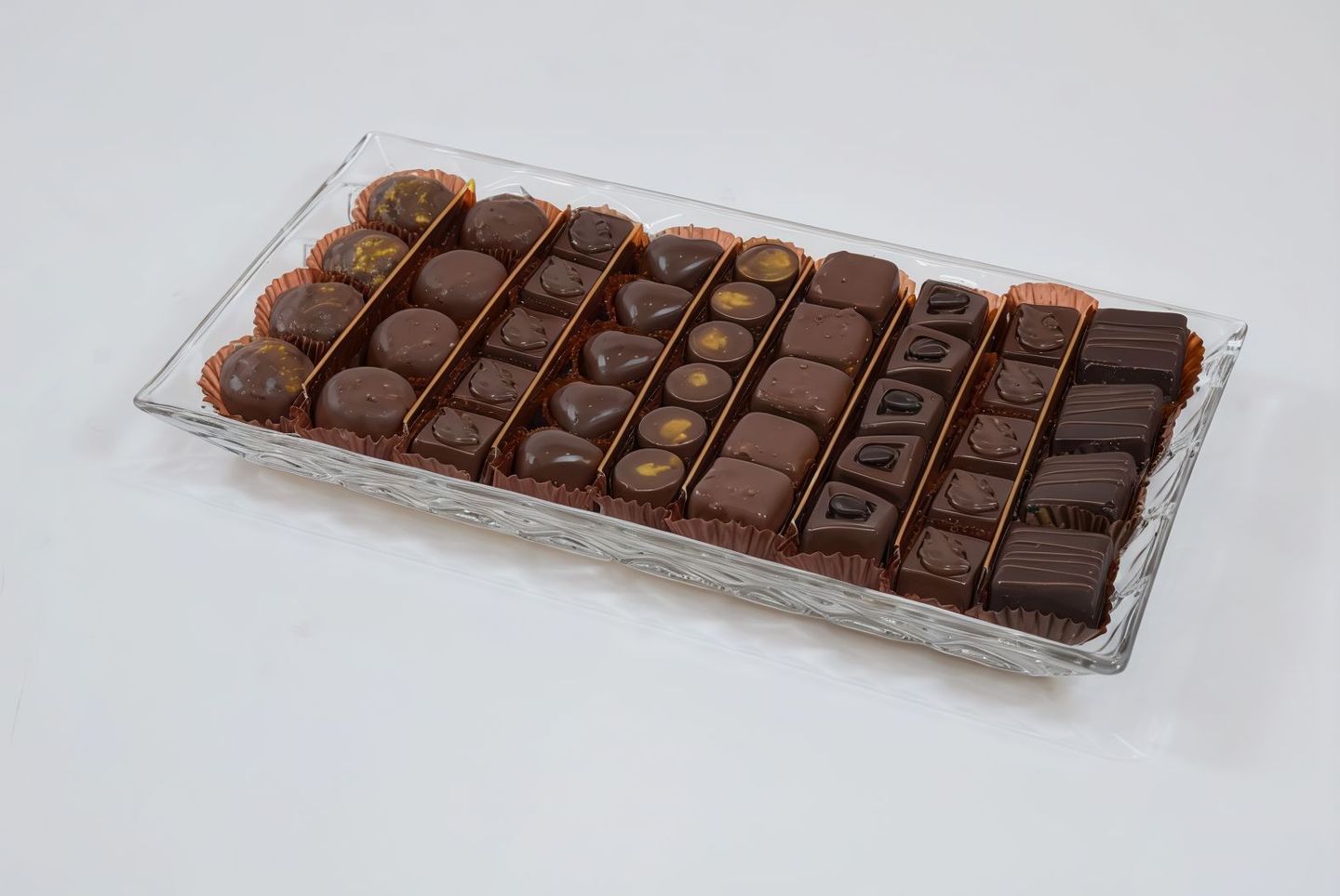 Chocolate Glass Plate