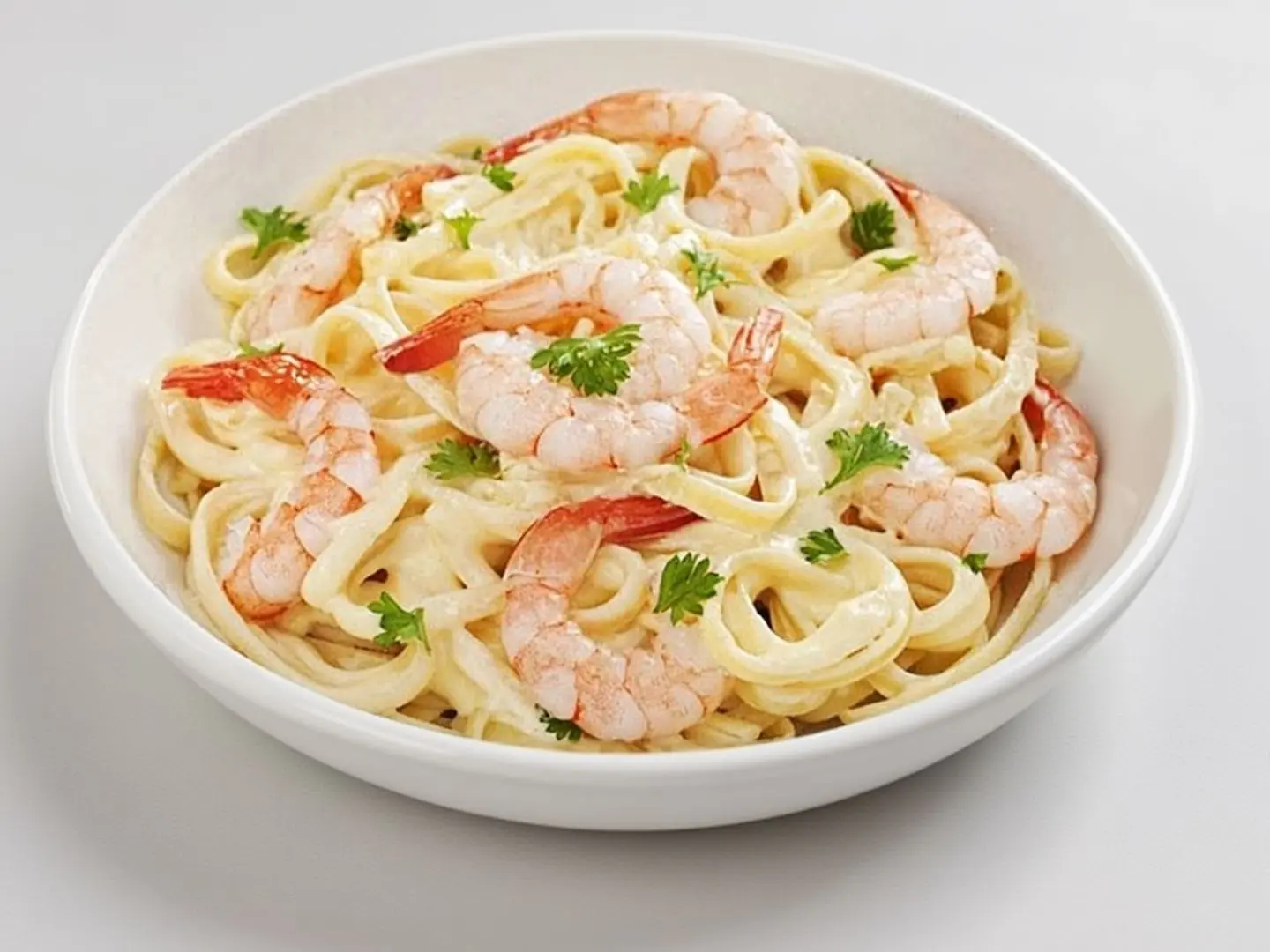 Fettuccine With Shrimp And Cream