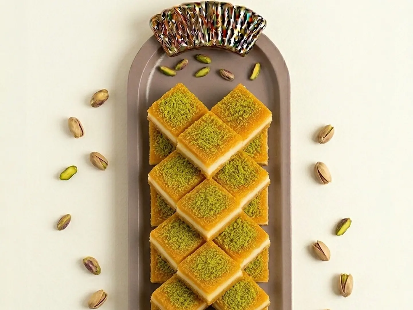 كنافة بين النارين قشطة