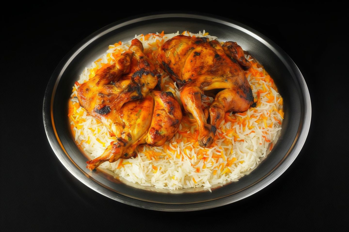 دجاج مظبي - نص حبة دجاج