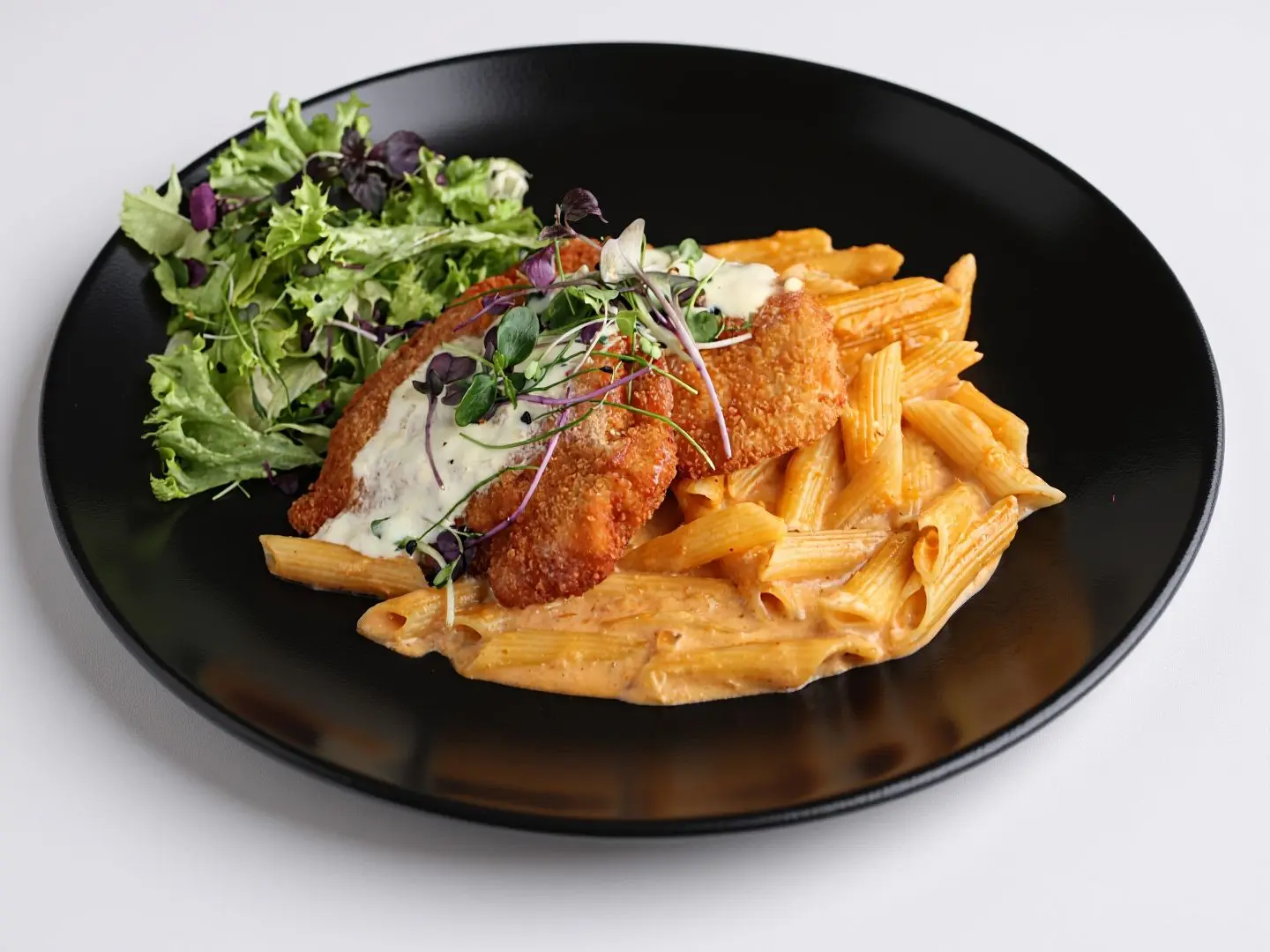 Chicken With Pink Sauce Pasta