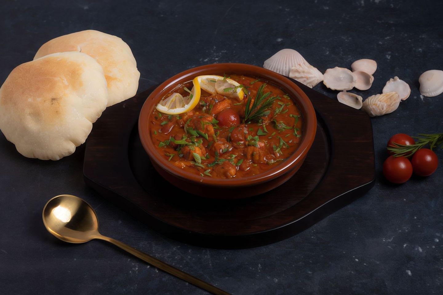 طاجن روبيان ارميني