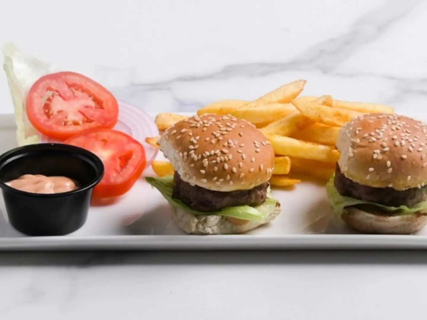 مينى برجر لحم