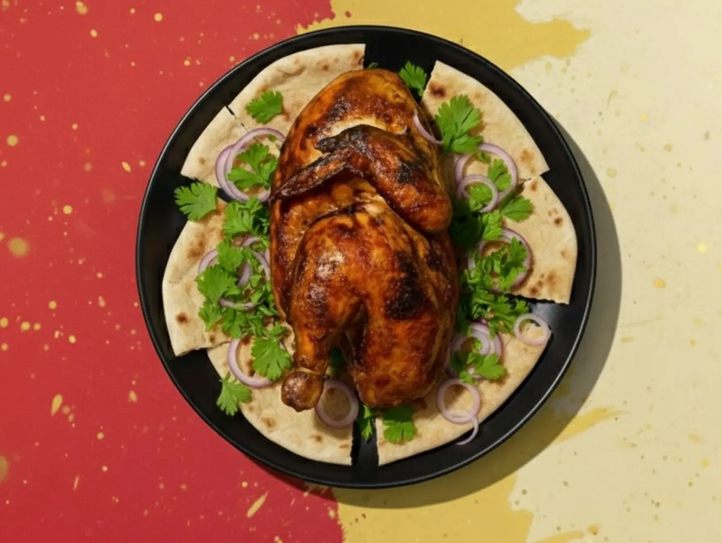 دجاج شوايه ساده-نص