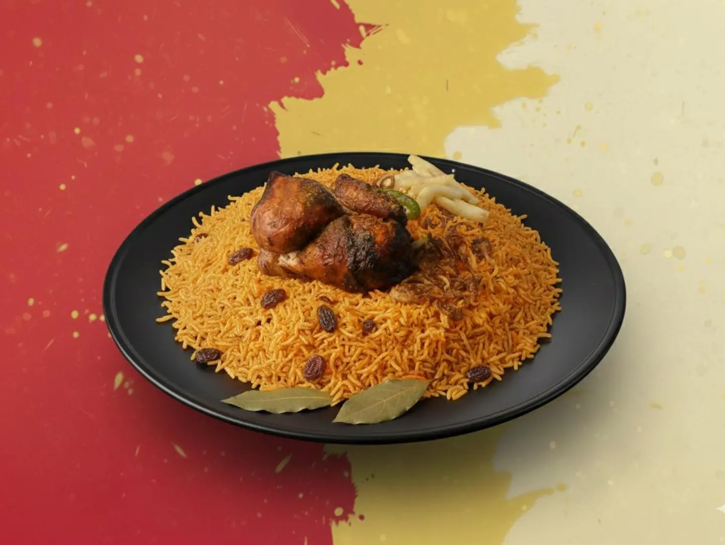 دجاج شوايه مع الارز-ربع