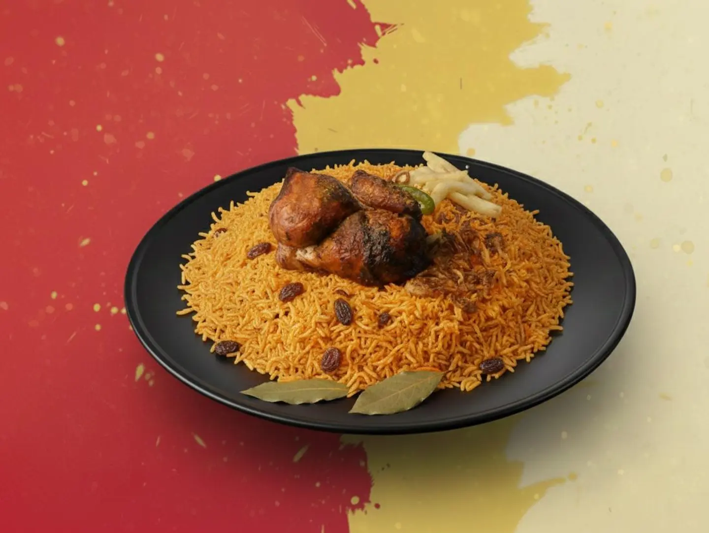 دجاج شوايه مع الارز-نص