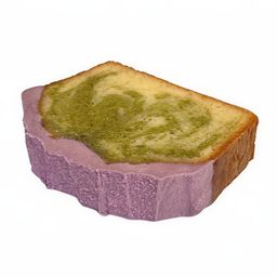 Ube Vanilla Matcha Loaf Cake