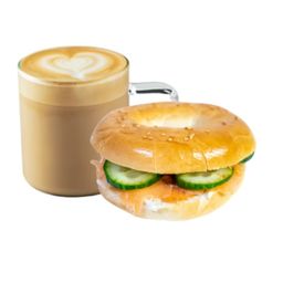 Brunch ajánlat bagel szendviccsel