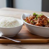 Honey Butter Chicken With Jasmine Rice