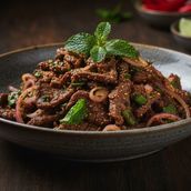Sliced Beef Nam Tok Salad