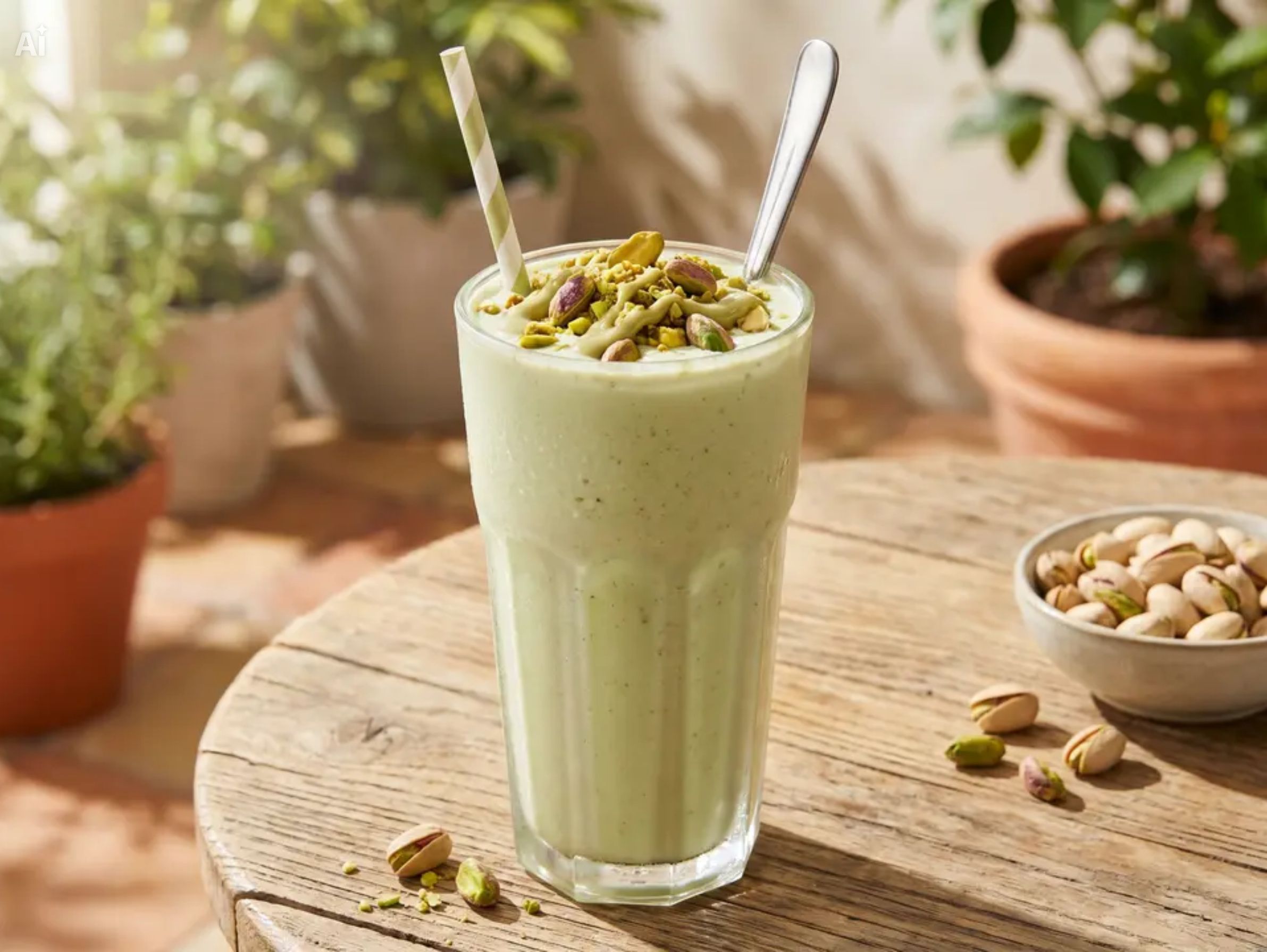 Pistachio Milkshake