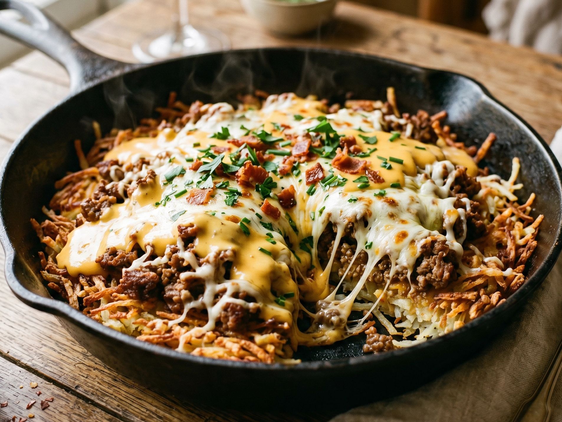 Beef Volcano French Fries