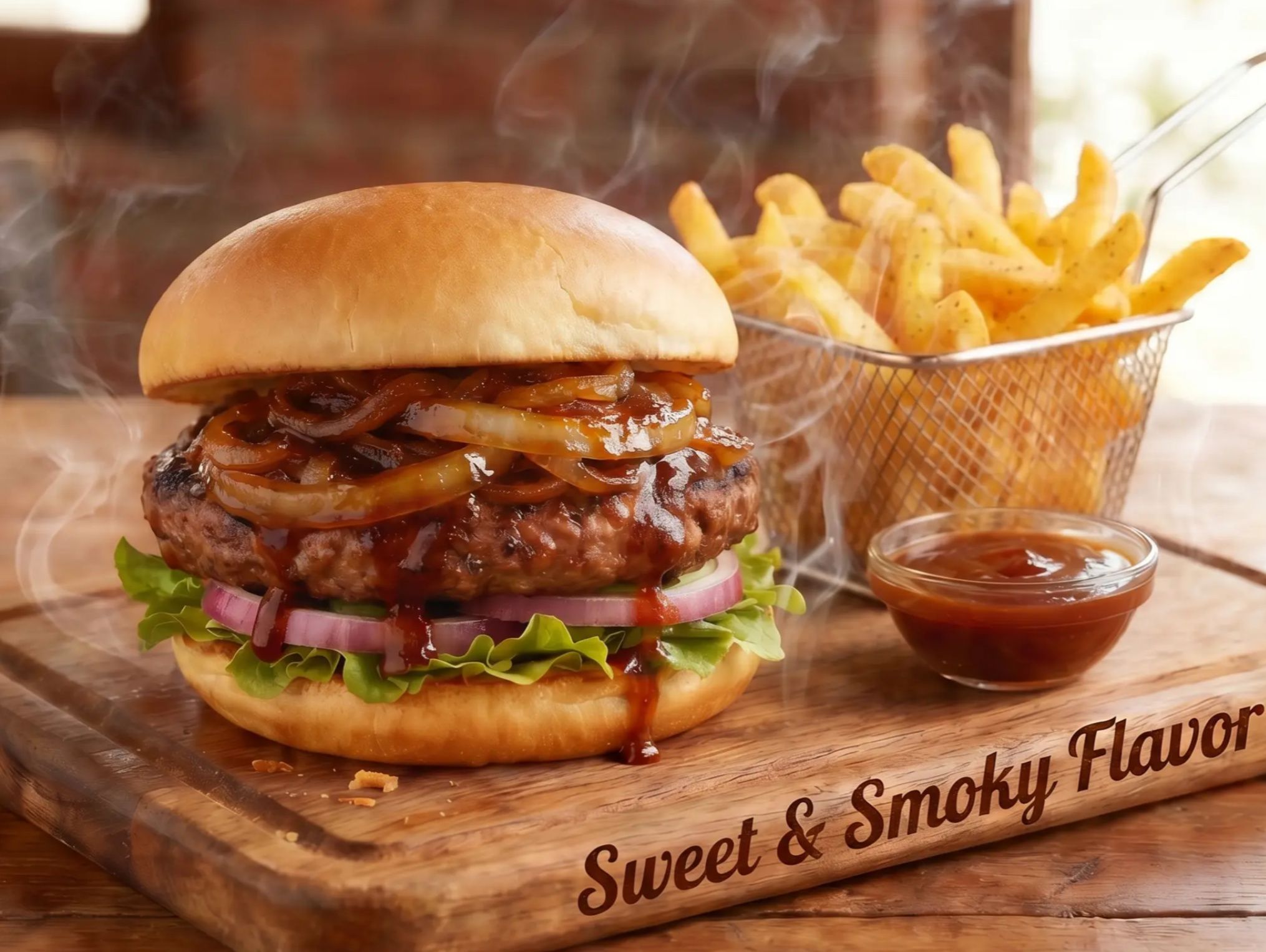 Single Dubai BBQ Burger