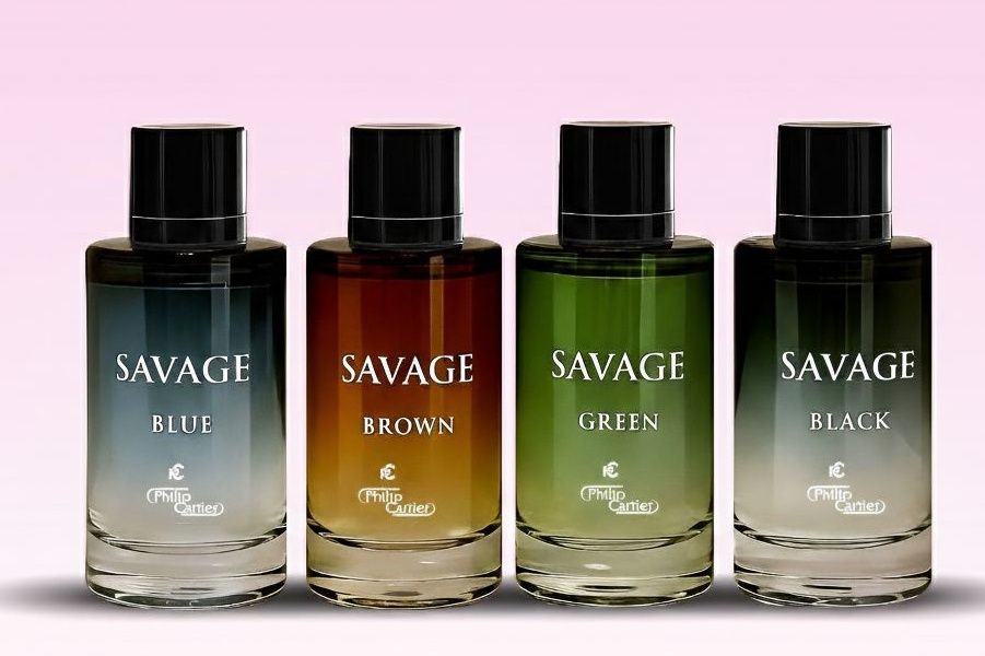 Philip Cartier Savage Perfume Set - 100ml 4pcs Assorted
