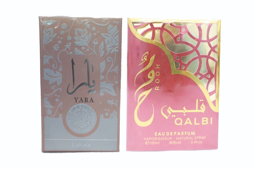 LATTAFA YARA 100ML + HUNAIDI ROOH QALBI PERFUME COMBO 100ML