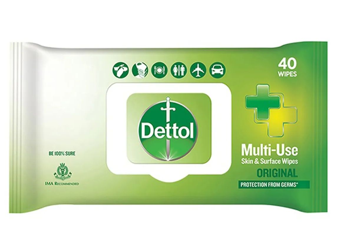 DETTOL WIPES 40PCS