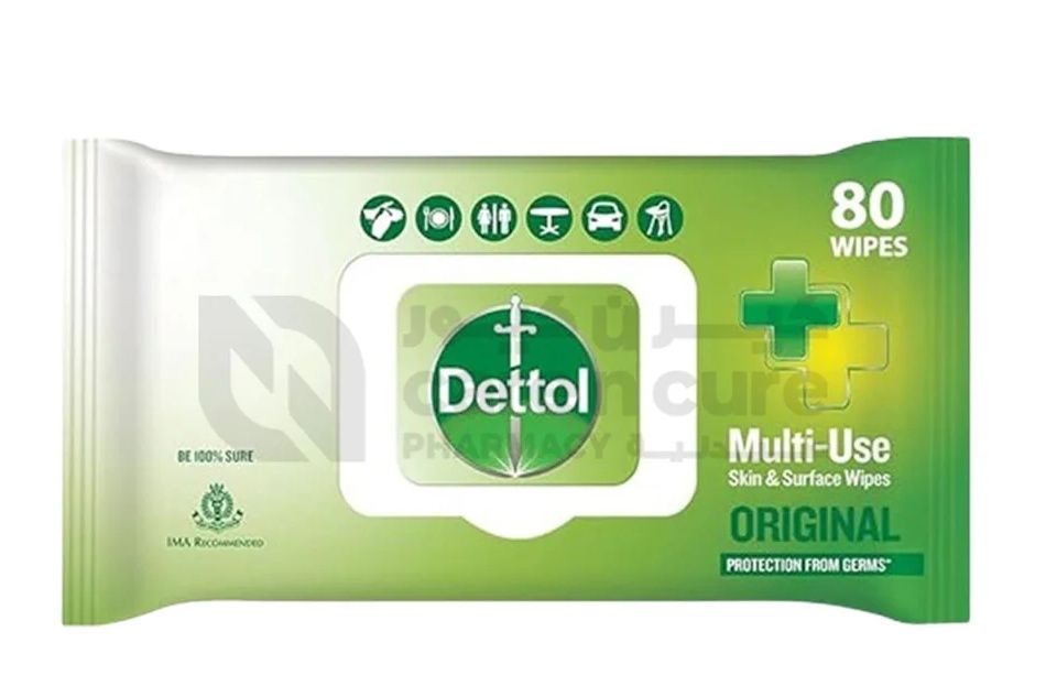 DETTOL WIPES 80 PCS SET