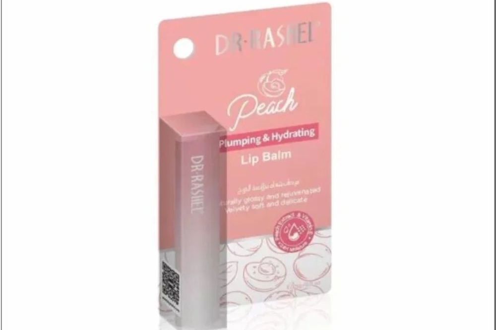 DR RASHEL PEACH PLUMPING AND HYDRATING LIP BALM DRL1672