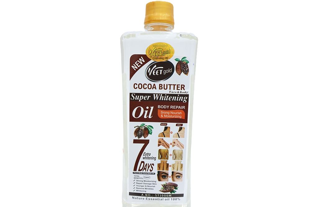 Veet Gold Cocoa Butter Face & Body Whitening Oil 1000 Ml