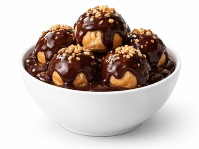 Belçika Çikolatalı Profiterol