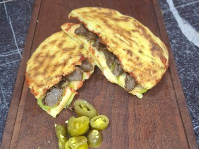 Kavurmalı Bazlama Tost