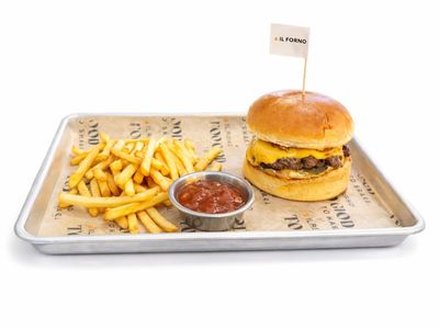 Kremalı Köz Patlıcanlı Burger