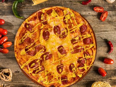Frankfurter Sosisli Pizza (30 cm.)