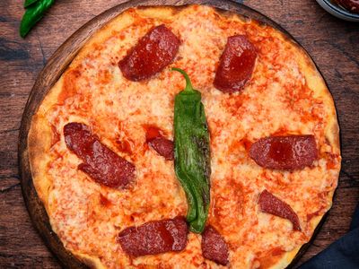 Kasap Sucuklu Pizza (35 cm.)
