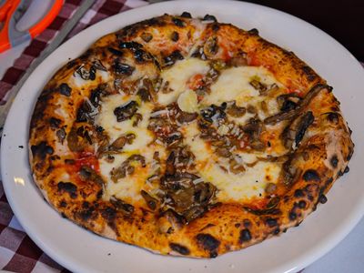 Margherita Funghi Pizza (Orta Boy)