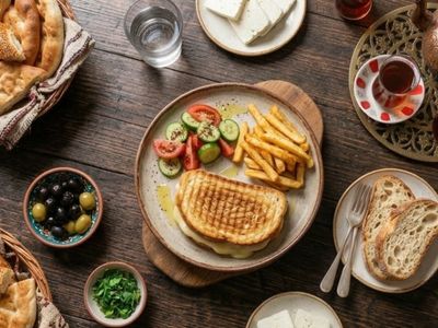 Çift Kaşarlı Tost Tabağı