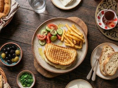 Çikolatalı Muzlu Tost