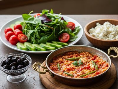 Menemenli Kahvaltı Tabağı
