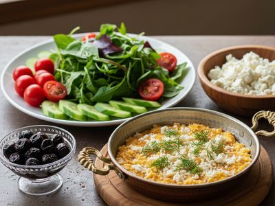Otlu Peynirli Omlet