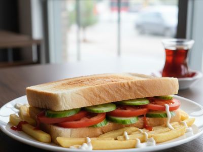 Büyük Çift Kaşarlı Tost