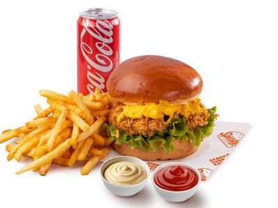 Crunch Burger Menü