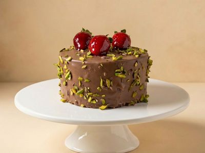 Fıstıklı Çikolatalı Pasta (4 Kişilik)