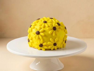 Sarı Şeker Hamurlu Fıstıklı Pasta