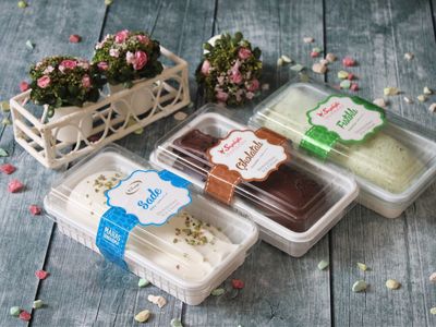 Çilekli & Vanilyalı Dondurma (480 gr.)