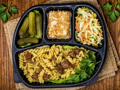 Kavurmalı Etli Makarna Set Menü