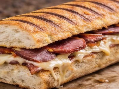 Pastırmalı Baget Tost