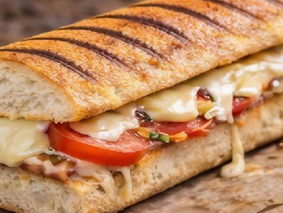 Beyaz Peynirli Baget Tost
