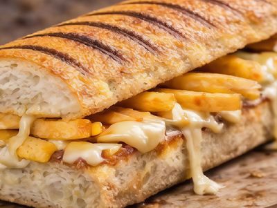 Patatesli Baget Tost
